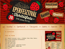Tablet Screenshot of eperfesztival.eu